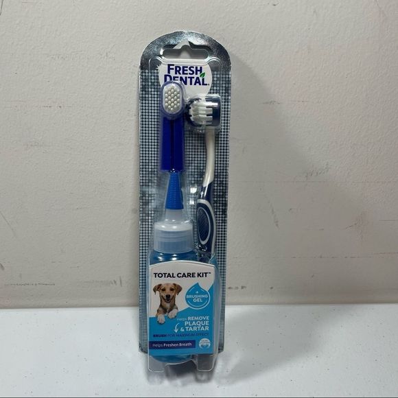 Dog Fresh Dental Advanced Tri Flexor Toothbrush With Brushing Gel For Dogs Cats Poshmark